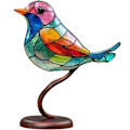 Miniatyrbild 1 av 10: Färgglada fåglar prydnad Fågelfigur 1 1- Perfet 1