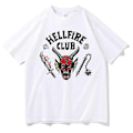Miniatyrbillede 1 af 2: Stranger Things 4 Hellfire Club T-shirt - Perfekt Style1 110