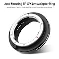 Miniatyrbilde 4 av 4: andoer EF-GFX kameraobjektivadapterring autofokus erstatning, egnet for Canon EF-festeobjektiv til Fuji GF-Perfet