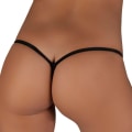 Miniatyrbillede 3 af 4: Kvinders Sexede Mini Strings Micro G-strenge Undertøj Trusser - Perfet Black S