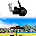Miniatyrbild 3 av 5: Tillbehör för uteplatsparasoll Utomhusparasoll Tillbehör för picknick Uteplats Lyftning-Perfet Crank Handle