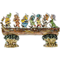 Miniatyrbilde 1 av 4: Kampanjesalg Nye produkter, Disney Traditions De 7 Dvergene Vender Tilbake Resin Figur 20 cm - Perfekt