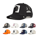 Miniatyrbild 2 av 2: Broderad Djurmönstrad Mesh Keps - Snapback - Alligator - Perfet Crocodile