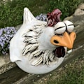 Miniatyrbillede 3 af 9: Big Eye Chicken Garden Sculpture Chicken Lawn Hegn Statue - Perfet type-C