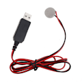Miniatyrbilde 8 av 10: USB til 3V CR2032 Dummy Batteri Ladningskabel CR2032 3V Batteri Erstatning for CR2032 Myntcelle Batteri Driver- Perfet