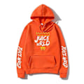 Miniatyrbillede 1 af 5: Rapper Juice Wrld 999 O-Neck Sweatshirt Mænd/Kvinder Mode Langærmet Forår Efterår Hættetrøjer Sweatshirt Hip hop toppe Pullover-Perfet orange L