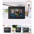 Miniatyrbild 4 av 6: trådlös väderstation, Digital Prognos utomhustermometer svart - Perfet black