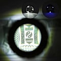 Miniatyrbillede 4 af 5: 30x Vertikal Forstørrelsesglas til Bordplade med LED-lys Bærbar Cylindrisk Optisk Forstørrelsesglas