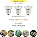 Miniatyrbillede 5 af 5: Reptil Varmelampe Fastgørelsesbeslag Klips Lampe Reptil Habitat Belysning og Varmelampe med 3 Stykker 30w Uva Uvb Skildpadde Solbadning Lys - Perfekt