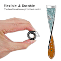Miniatyrbilde 2 av 5: Premium ekte lær justerbar klokkearmbånd for Fitbit Charge 6/5 - Perfekt Light blue Fitbit Charge 6