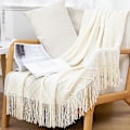 Miniatyrbilde 1 av 2: Myk Strikket Teppe, Sofateppe - Perfekt Beige 130*180cm
