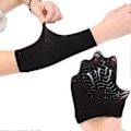 Miniatyrbillede 3 af 5: Arm Slankeformende Wrap, Arm Kompressions Wrap Ærme Hjælper med at Tabe Armfedt-Perfekt black