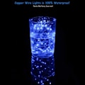 Miniatyrbild 8 av 10: 2-pack 1m Mini LED-ljusslinga batteridriven blå - Perfekt blue