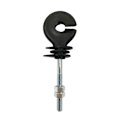 Miniatyrbillede 2 af 5: 50 stk. Flade Møtrik Isolatorer Elektrisk Hegn Isolatorer Gevind Elektrisk Hegn Isolering Spiral Insul-Perfet