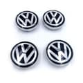 Volkswagen VW10 60mm dæk centerkapsler, 4-pak (60mm)