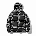 Miniatyrbild 1 av 5: Hooded Shiny Pufferjackor Vinterjackor för Män - Perfekt black M