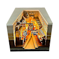 Miniatyrbild 1 av 5: Skrivbords kalender med LED-lampor, 2024 kalender memoblock, kreativ skrivbords kalender DIY anteckningsblock, 3D konst kalender pappersutskärning - YuJia - Perfet 8