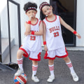 Miniatyrbillede 2 af 2: Børnebaskettrøje BullsNo.23white - Perfet A23 3xs