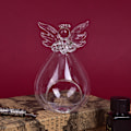 Miniatyrbillede 5 af 5: Engleglas fyrfadsstage Hjem Festindretning Lysestager Transparent- Perfet Transparent 1pc