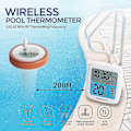 Miniatyrbillede 2 af 5: Vandafvisende Swimmingpool Temperaturmåler 3 Kanaler Trådløs Forbindelse LCD Digital Termometer Termometer Sæt-Perfekt China