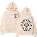 Miniatyrbillede 1 af 5: Khamzat Chimaev Fighter Print Hættetrøjer Streetwear Herre Dame Tøj Mode Sweatshirts Fleece Langærmet Pullovers Hættetrøje Y2K-Perfekt Khaki XL