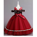 Miniatyrbillede 2 af 4: Kjole prinsessekjole balkjole rolleleg - Perfekt Red 170