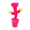 Miniatyrbillede 3 af 5: Poppy Playtime Huggy Wuggy Elektrisk Dansende Talende Legetøj - Perfet Pink
