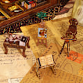 Miniatyrbild 7 av 7: 1st 3D gör-det-själv-miniatyrdockhuskit monterad gör-det-själv-boknook Craft Inredningspresent - Perfet