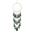 Miniatyrbild 2 av 4: Drömfångare Hamparep Lång tofs Bohemian Hanging Craft - Perfet green
