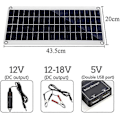 Miniatyrbilde 4 av 5: 300w 12v Solcellepanel Kit Batterilader 300 Watt 12 Volt Off Grid System med 10a-60a Kontroller-Perfekt