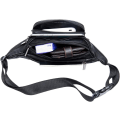Miniatyrbillede 5 af 6: Læder Fanny Pack taljetaske til mænd Kvinder Rejse Vandreture Løb - Perfet