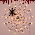 Miniatyrbild 6 av 10: Halloween LED Spider Web String Light med fjärrkontroll 8 lägen Net Mesh Atmosfärslampa Utomhus Inomhus Festdekoration - Perfet null - USB models