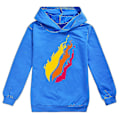 Miniatyrbild 1 av 3: Barn Pojkar Prestonplayz Långärmad Huvtröja Pullover Sweatshirt Toppar-Perfekt Blue 7-8 Years