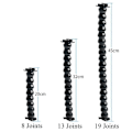 Miniatyrbild 2 av 5: Flex Clamp Arm Fäste med Justerbar Svanhals Flexibla Käftar Clip Fäste Hållare för GoPro Hero 10 9 8 7 4 Actionkamera Stöd-Perfet 8 Joints With Clip