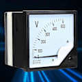 Miniatyrbild 3 av 4: Kvadratisk Panel Voltmeter Analog Voltmeter AC 0-500V för Elektronisk Styrutrustning - Perfet