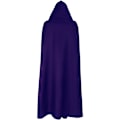 Pikkukuva 4 / 10: Unisex oon Phases Kirjonta hupullinen viitta Itäinen keskiaikainen renessanssin pitkä viitta - Perfet purple M