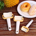 Miniatyrbilde 3 av 7: Plastic Cookie Form Kit, Rund Firkantet Cutter Cookie Rolling Pin - Perfet