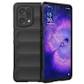 Miniatyrbild 1 av 5: för Oppo Find X5 Stötsäkert Flexibelt Mjukt TPU Halkfritt Kant Mobiltelefon Skydd Robust Baksida - Perfet Black