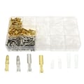 Miniatyrbild 1 av 10: 3,9 mm hon- och hanspadeterminaler isolerande hylsa Kit Wire Crimp Terminal Block Connector Sortiment Set- Perfet 360pcs