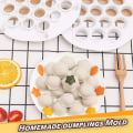 Miniatyrbild 3 av 6: Dumplings Form Pelmeni Maker Plast 19 Hål Ryska Ukraina Bakverk A - Perfet