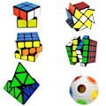Pikkukuva 3 / 8: 6 Rubikin kuutiota - 6 tyyliä - Perfet