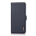 Miniatyrbillede 2 af 4: til OPPO Find X3 / X3 Pro KHAZNEH Side-Magnetisk Litchi Læder RFID Etui - Perfekt Blue
