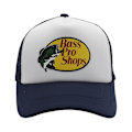 Miniatyrbilde 1 av 4: Bass Pro Shop Trucker Mesh Cap - One Size Fits All Snapback Closure - Perfekt for jakt og fiske Navy blue 0