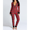 Miniatyrbild 4 av 4: Bästsäljande Damernas En-dels Pyjamas med Öppen Rygg för Bekväm Design - Perfekt Grey M
