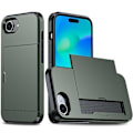 Miniatyrbilde 1 av 5: Støtsikkert Armor-deksel Kompatibelt med iPhone SE 2024-Perfet Dark green