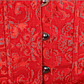 Miniatyrbillede 3 af 4: Tube Top Jacquard Gotisk Palads Korset Vest Shapewear Korset-Perfet Red XXL
