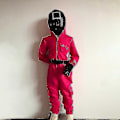 Miniatyrbillede 2 af 4: Børne Squid Game Kostume Onesie - Perfet M
