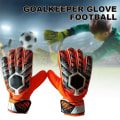 Miniatyrbild 3 av 10: Målvaktshandskar i latex Fotbollshandskar Professional För Barn Vuxna orange #7