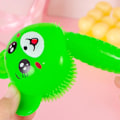 Miniatyrbild 4 av 5: Handhållen Lätt Gummi leksak Finger Dekompressionspinne leksak Mjuk Kläm Stress Relief leksaker-Perfekt Luminous Handle Bear