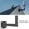 Miniatyrbild 5 av 5: Mengxi 1 Set Väderflöjelmontering Rostfri Hög Hårdhet L-rör Stöd Stål Utomhus TV-antenn Monteringsfäste Hemförsörjning-Perfekt